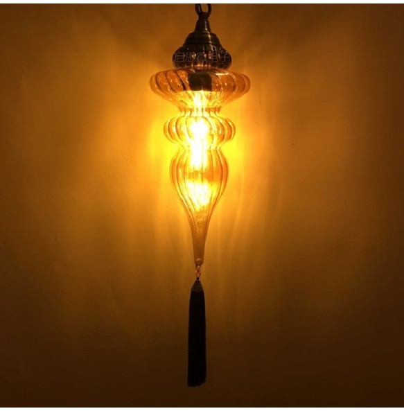 Newest Style Turkey Ethnic Customs Coffee Lamp Romantic Cafe Restaurant Bar Tree Pendant Light Bar Creative Pendant Lampe