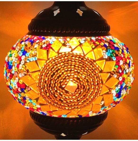 New style Turkey Ethnic Customs Handmade Lamp Romantic Cafe Restaurant Bar Tree Pendant Light Bar Mosaic Pendant Lamp