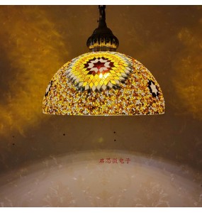 Newest Style Turkey Ethnic Customs Handmade Lamp Romantic Cafe Restaurant Bar Tree Pendant Light Hanging Light Home Lighting