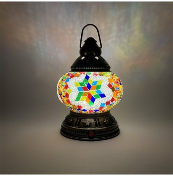 DIY LED Rechargeable Mosaic Portable Camping Light Outdoor Tent Lamparas Turkish Lamp Home Emergency Lampe Nightlight Gift