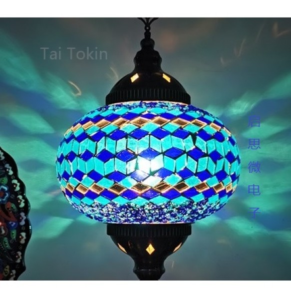 Turkish Mosaic Kettle Table Lamp Vintage Art Deco Handcrafted Lamparas De Mesa Ball Glass Romantic Bed Light Led Night Lampe