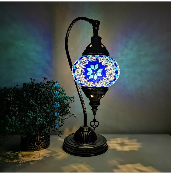 DIY Turkish Mosaic Swan Table Light Material Package Handmade Night Lamp Lovers Parent-child  Birthday Gift Lampe De Chevet