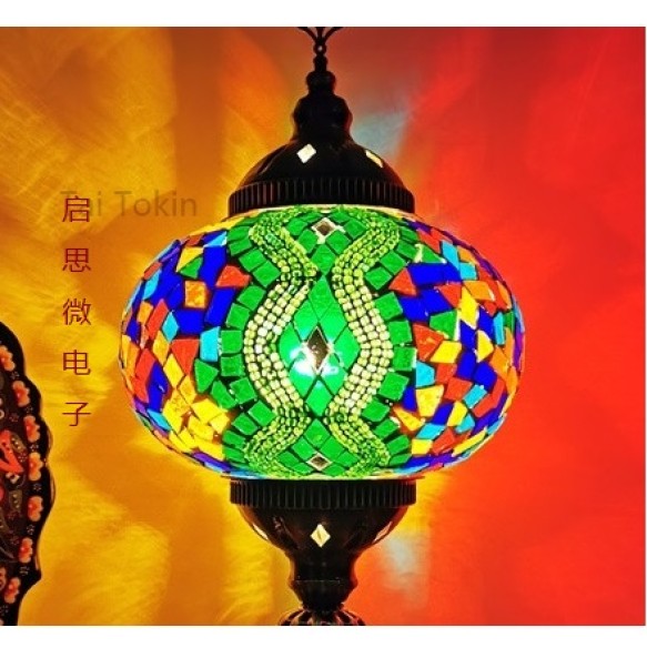 Newest style Turkish ethnic customs handmade Mosaic lamp romantic cafe restaurant bar tree Pendant light bar Pendant lamp