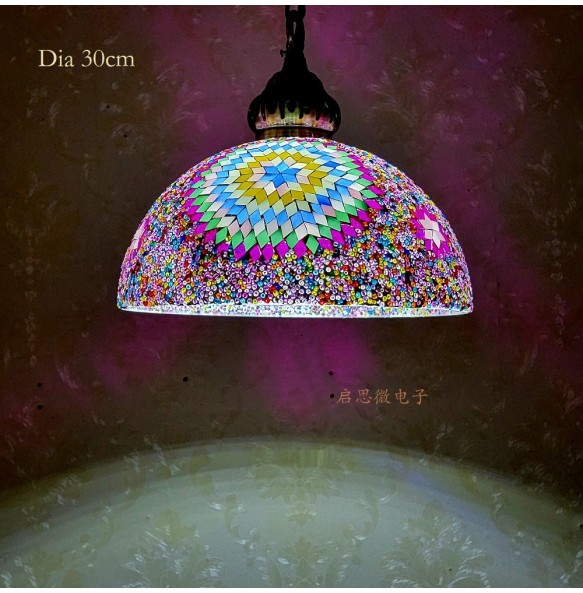 Newest Style Turkey Ethnic Customs Handmade Lamp Romantic Cafe Restaurant Bar Tree Pendant Light Hanging Light Home Lighting