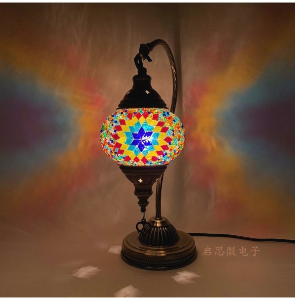 DIY Turkish Mosaic Swan Table Light Material Package Handmade Night Lamp Lovers Parent-child  Birthday Gift Lampe De Chevet