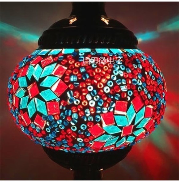 Newest Mediterranean style Art Deco Turkish Mosaic Wall Lamp Handcrafted mosaic Glass romantic wall light