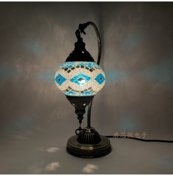 DIY Turkish Mosaic Swan Table Light Material Package Handmade Night Lamp Lovers Parent-child  Birthday Gift Lampe De Chevet