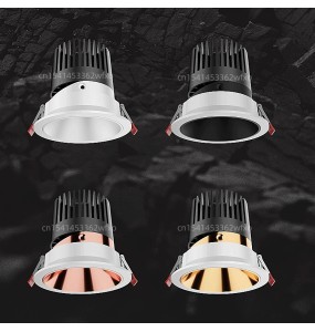 Dimmable COB downlight spotlight 5W7W10W12W18W20W24W30W Seiko aluminum sky light LED no main light AC110V-220V indoor lighting