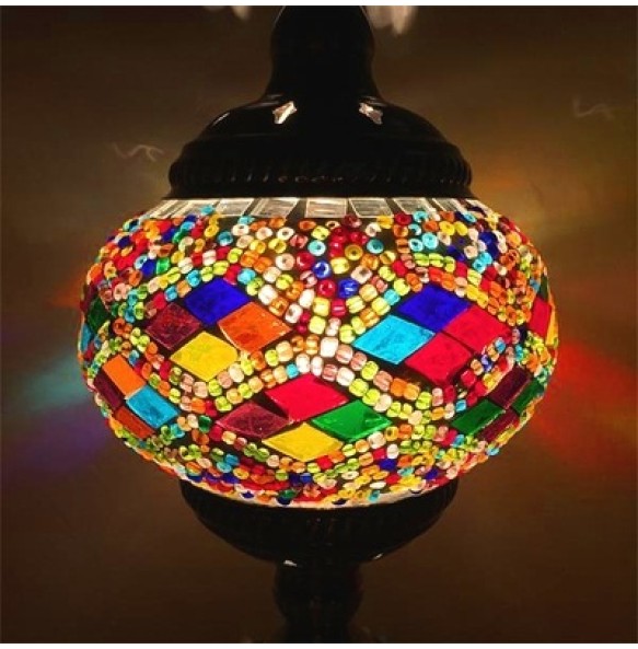 New style Turkey Ethnic Customs Handmade Lamp Romantic Cafe Restaurant Bar Tree Pendant Light Bar Mosaic Pendant Lamp