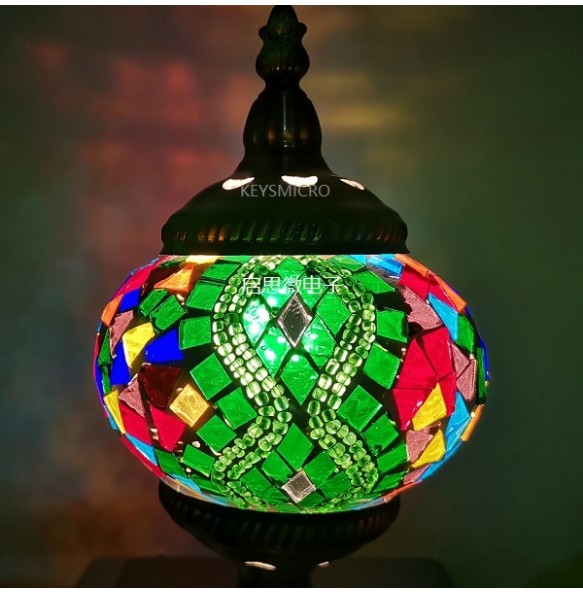 E14 Newest Mediterranean style Art Deco Turkish Mosaic Wall Lamp Handcrafted mosaic Glass romantic wall light