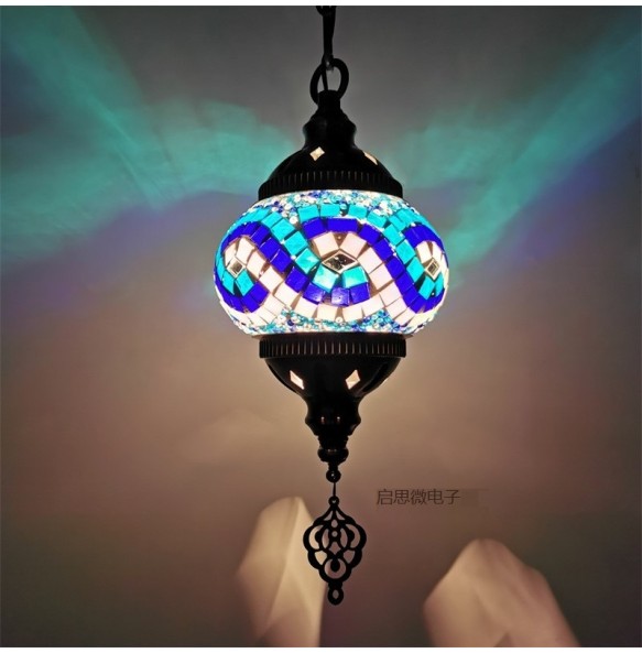 New Style E14 Turkey Handmade Romantic Balcony  Corridor Stairwell Pendant Lamp Cafe Restaurant Bar Tree Hotel Pendant Light