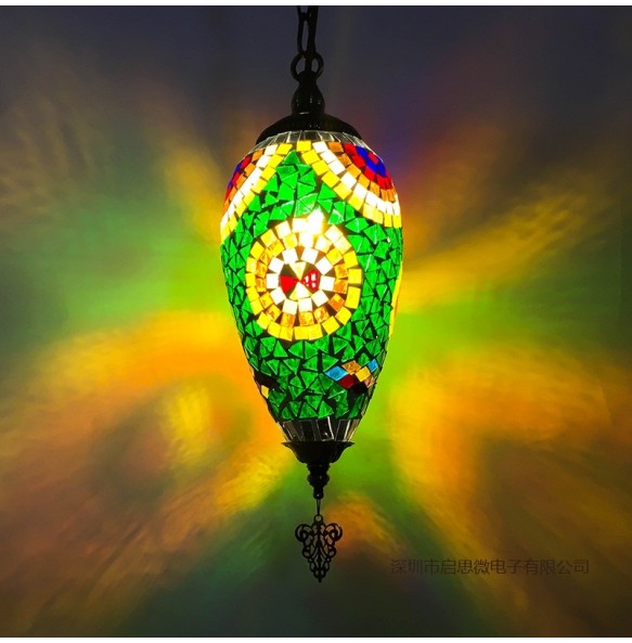 New Style Turkey Ethnic Customs Handmade Lamp Romantic Cafe Restaurant Bar Tree Pendant Lighting Bar Pendant Light