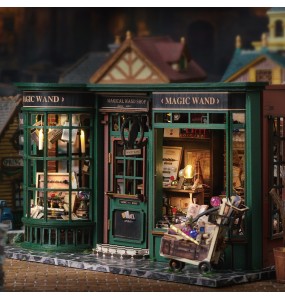 DIY Magical Doll House Miniature Dollhouse Assembly Building Model Kit Production of Small Room Toys, Home Bedroom Decoration