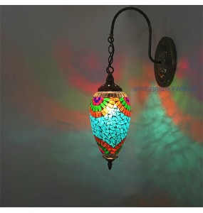 E14 Turkish Mosaic Wall Lamps Luminaria Applique Murale Intérieur Led Lampara Bedroom Living Room Balcony Aisle Decor Light