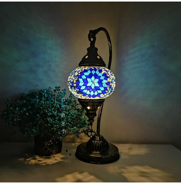 DIY Turkish Mosaic Swan Table Light Material Package Handmade Night Lamp Lovers Parent-child  Birthday Gift Lampe De Chevet