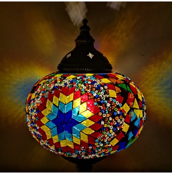 Newest style Turkish ethnic customs handmade Mosaic lamp romantic cafe restaurant bar tree Pendant light bar Pendant lamp