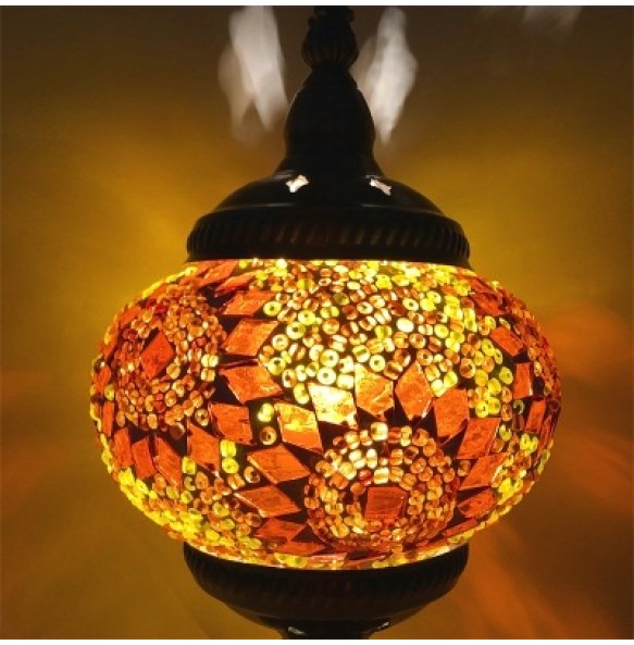 New style Turkey Ethnic Customs Handmade Lamp Romantic Cafe Restaurant Bar Tree Pendant Light Bar Mosaic Pendant Lamp