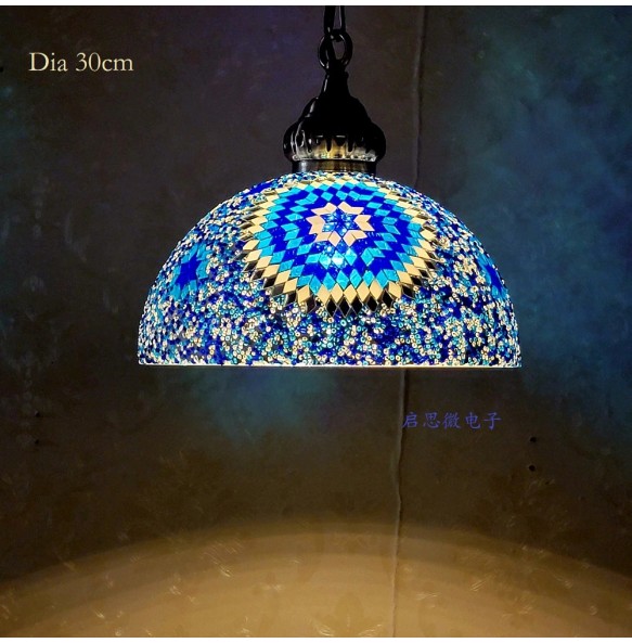 Newest Style Turkey Ethnic Customs Handmade Lamp Romantic Cafe Restaurant Bar Tree Pendant Light Hanging Light Home Lighting