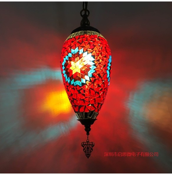 New Style Turkey Ethnic Customs Handmade Lamp Romantic Cafe Restaurant Bar Tree Pendant Lighting Bar Pendant Light