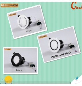 Dimable COB down light LED ceiling lamp AC220V LED  embedded Shoot light3W5W7W12W15W20W Indoor lighting