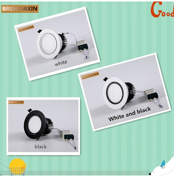 Dimable COB down light LED ceiling lamp AC220V LED  embedded Shoot light3W5W7W12W15W20W Indoor lighting