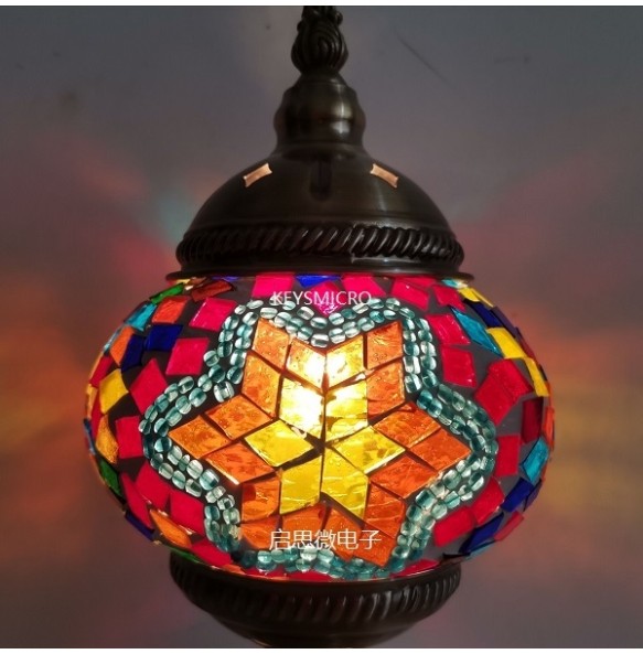 E14 Newest Mediterranean style Art Deco Turkish Mosaic Wall Lamp Handcrafted mosaic Glass romantic wall light