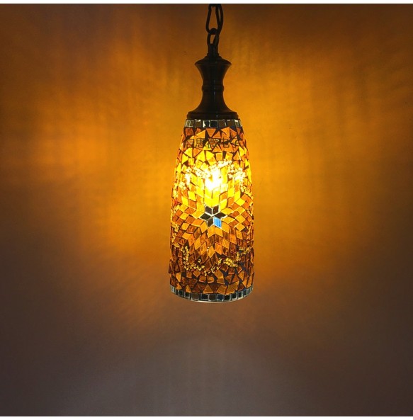 E27 Mosaic LED Pendant Lights Dining Table Kitchen Bedroom Foyer Living Room Hotel Restaurant Coffee Hall Studyroom Indoor Home