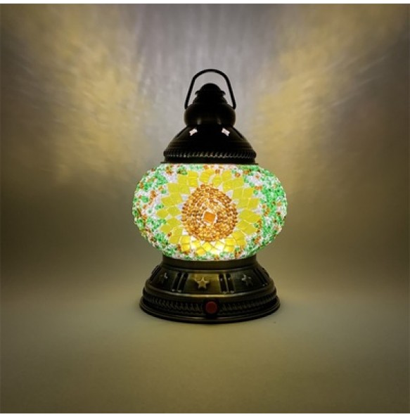 DIY LED Rechargeable Mosaic Portable Camping Light Outdoor Tent Lamparas Turkish Lamp Home Emergency Lampe Nightlight Gift