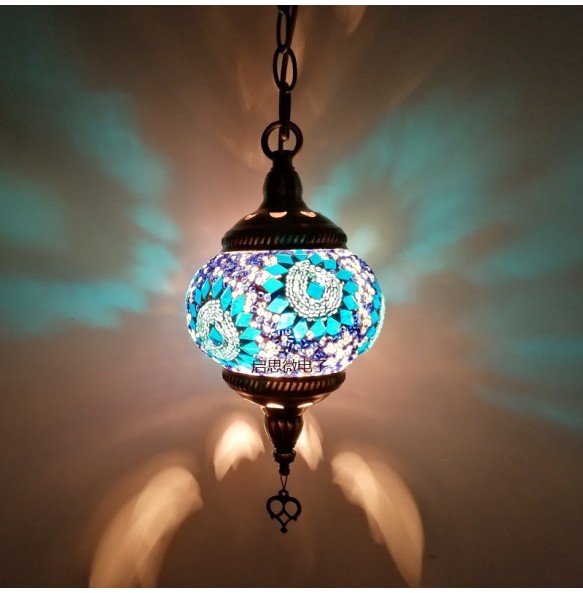 New Style E14 Turkey Handmade Romantic Balcony  Corridor Stairwell Pendant Lamp Cafe Restaurant Bar Tree Hotel Pendant Light