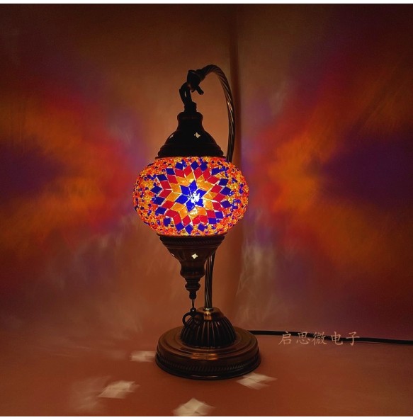 DIY Turkish Mosaic Swan Table Light Material Package Handmade Night Lamp Lovers Parent-child  Birthday Gift Lampe De Chevet