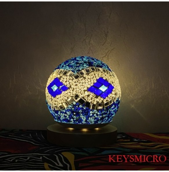 DIY Turkish Mosaic Light Material Package Handmade Night Lamp Design Lovers Parent-child Glass Package Paste Birthday Gift