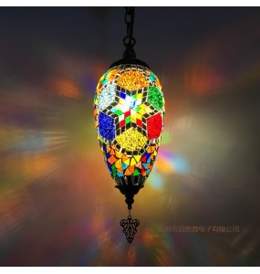 Turkey Ethnic Customs Handmade Lamp Romantic Cafe Restaurant Bar Tree Pendant Light Hanging Light Home Lighting Decro