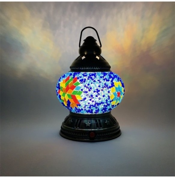 DIY LED Rechargeable Mosaic Portable Camping Light Outdoor Tent Lamparas Turkish Lamp Home Emergency Lampe Nightlight Gift