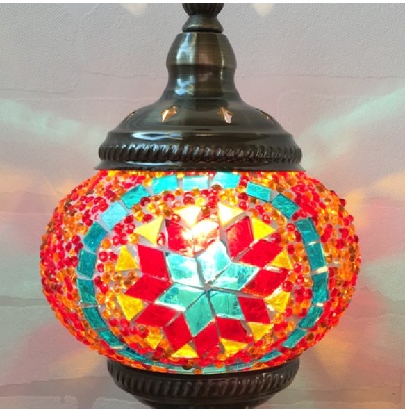 New style Turkey Ethnic Customs Handmade Lamp Romantic Cafe Restaurant Bar Tree Pendant Light Bar Mosaic Pendant Lamp