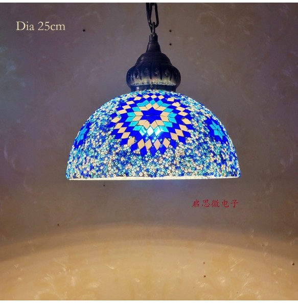 Newest Style Turkey Ethnic Customs Handmade Lamp Romantic Cafe Restaurant Bar Tree Pendant Light Hanging Light Home Lighting