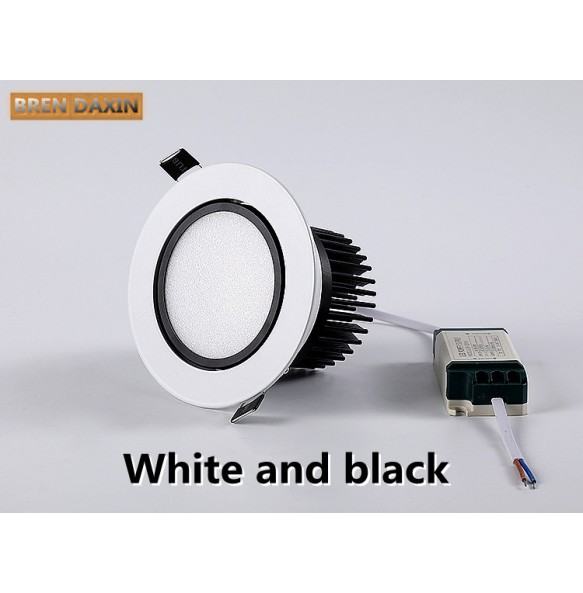 Dimable COB down light LED ceiling lamp AC220V LED  embedded Shoot light3W5W7W12W15W20W Indoor lighting