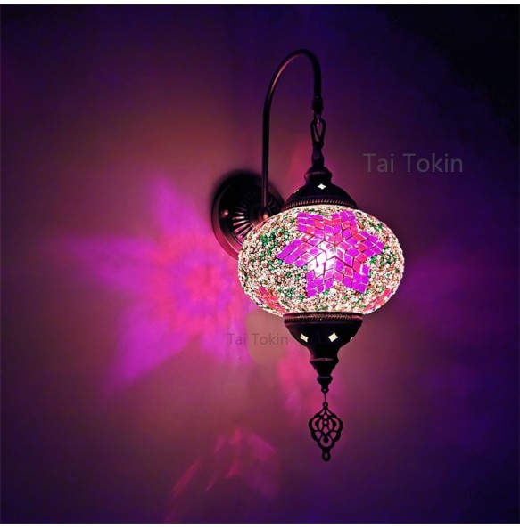 Turkish Mosaic Wall Lamps Handmade Luminaria Applique Murale Intérieur Led Lampara Bedroom Living Room Balcony Aisle Decor Light