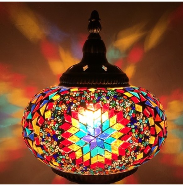 Turkish Mosaic Wall Lamps Handmade Luminaria Applique Murale Intérieur Led Lampara Bedroom Living Room Balcony Aisle Decor Light