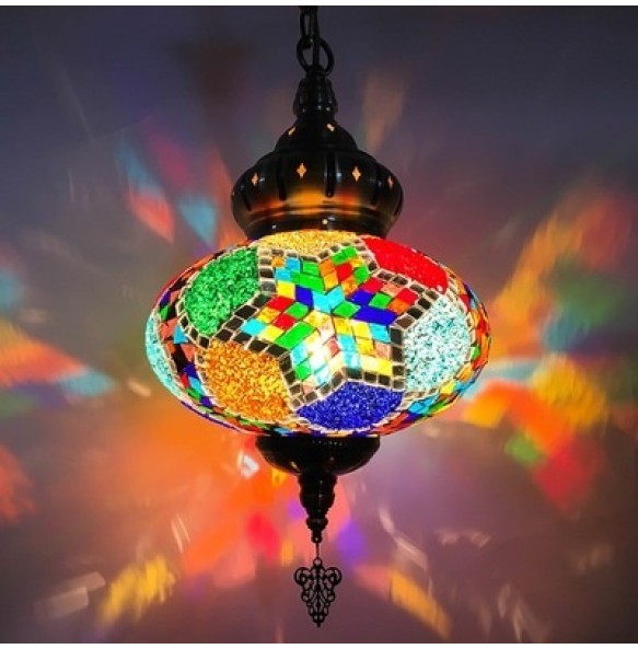 Mosaic LED Pendant Lights Dining Table Kitchen Bedroom Foyer Living Room Hotel Restaurant Coffee Hall Studyroom Indoor Home Lamp