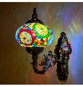 Turkish Mosaic Wall Lamps Handmade Luminaria Applique Murale Intérieur Led Lampara Bedroom Living Room Balcony Aisle Decor Light