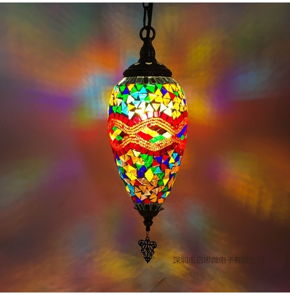 New Style Turkey Ethnic Customs Handmade Lamp Romantic Cafe Restaurant Bar Tree Pendant Lighting Bar Pendant Light