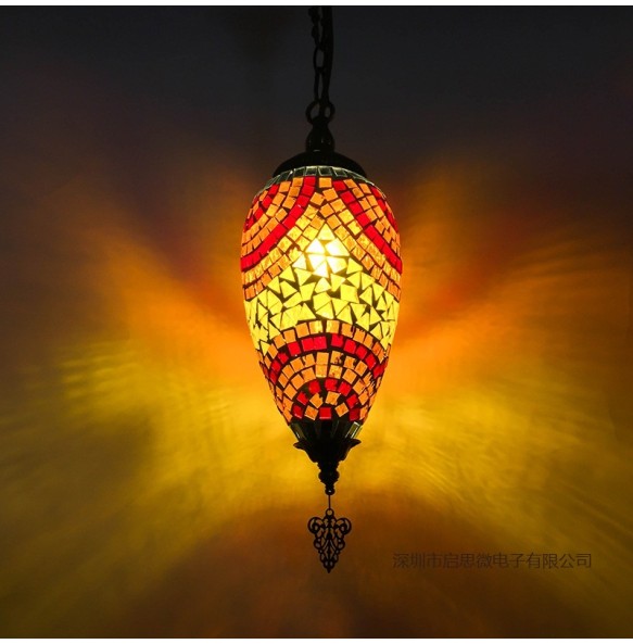 New Style Turkey Ethnic Customs Handmade Lamp Romantic Cafe Restaurant Bar Tree Pendant Lighting Bar Pendant Light