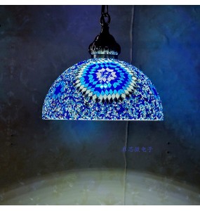 Newest Style Turkey Ethnic Customs Handmade Lamp Romantic Cafe Restaurant Bar Tree Pendant Light Hanging Light Home Lighting