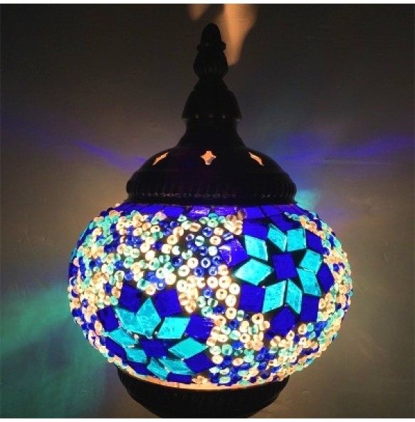 New style Turkey Ethnic Customs Handmade Lamp Romantic Cafe Restaurant Bar Tree Pendant Light Bar Mosaic Pendant Lamp