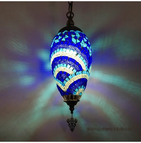 New Style Turkey Ethnic Customs Handmade Lamp Romantic Cafe Restaurant Bar Tree Pendant Lighting Bar Pendant Light