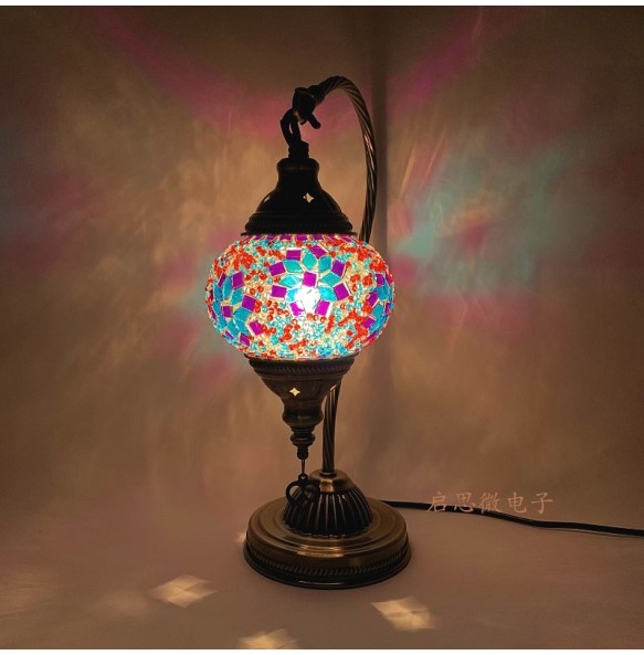 DIY Turkish Mosaic Swan Table Light Material Package Handmade Night Lamp Lovers Parent-child  Birthday Gift Lampe De Chevet