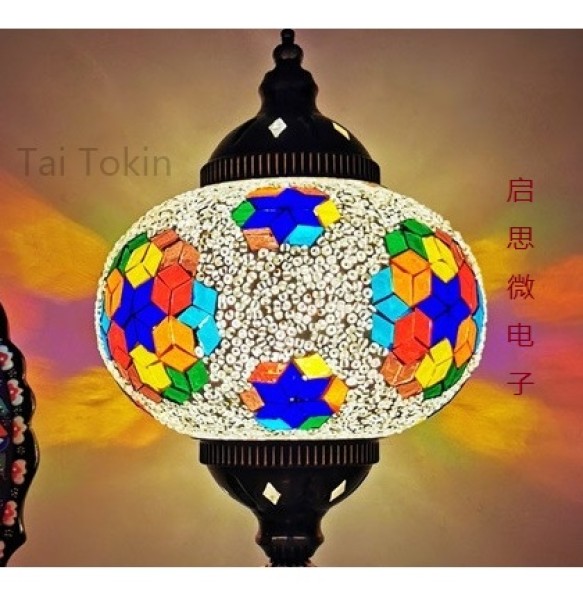 Newest style Turkish ethnic customs handmade Mosaic lamp romantic cafe restaurant bar tree Pendant light bar Pendant lamp