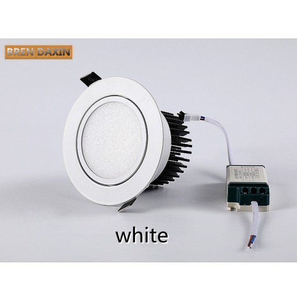 Dimable COB down light LED ceiling lamp AC220V LED  embedded Shoot light3W5W7W12W15W20W Indoor lighting