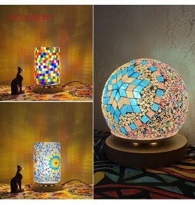 DIY Turkish Mosaic Light Material Package Handmade Night Lamp Design Lovers Parent-child Glass Package Paste Birthday Gift