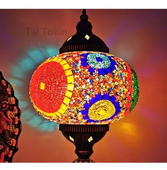 Newest style Turkish ethnic customs handmade Mosaic lamp romantic cafe restaurant bar tree Pendant light bar Pendant lamp